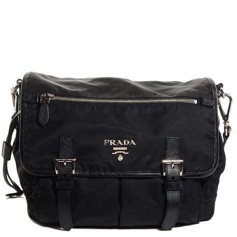 prada tessuto nylon messenger bag